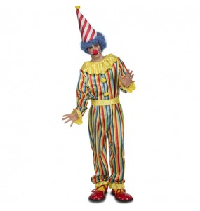 Déguisement Clown à Rayures pour homme