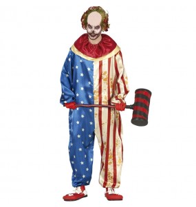 Déguisement Patriot Clown homme