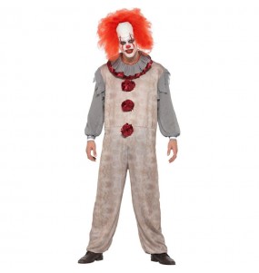 Déguisement Clown Pennywise gris homme