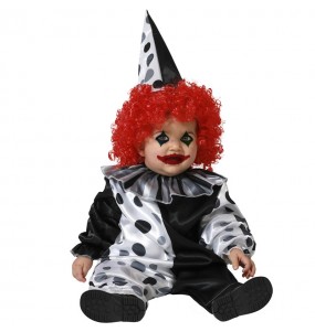 Costume Clown Pierrot tueur bébé