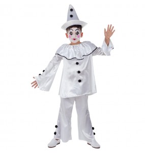 Déguisement Clown Pierrot pour garçon