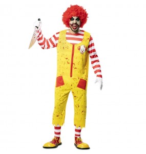 Costume Clown tueur de McDonald homme