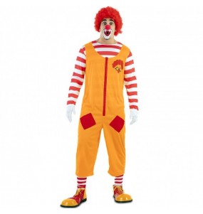 Disfraz de Payaso Ronald McDonald para hombre