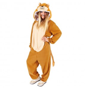 Costume Pyjama Lion femme
