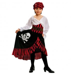 Déguisement pirate avec bandana pour fille