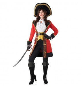 Costume Capitaine pirate Crochet femme
