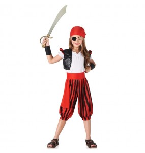 Costume Pirate Île de la Tortue fille