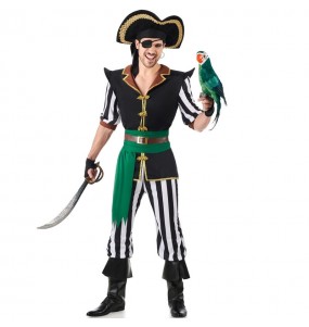 Costume pour homme Pirate perroquet