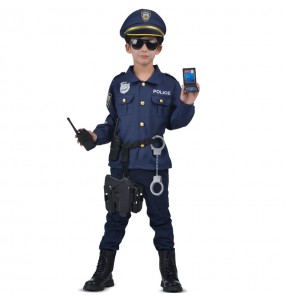 Déguisement Policier fluo