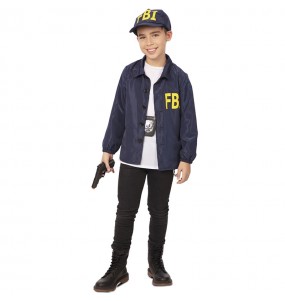 Costume pour garçons et filles de FBI Police