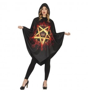 Costume Poncho satanique femme