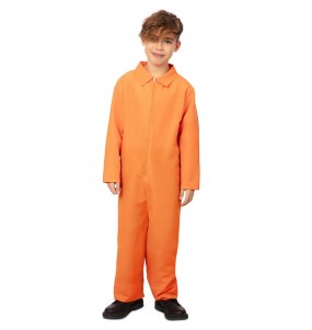 Costume Prisonnier orange garçon