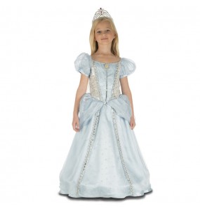 Déguisement Princesse Bleue Deluxe pour fille