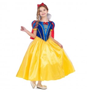 Costume Princesse Blanche-Neige avec cape fille