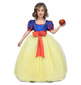 Déguisement Princesse Blanche Neige luxe pour fille