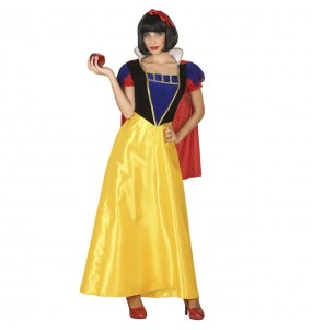 Déguisement Princesse conte de fées Blanche-Neige femme