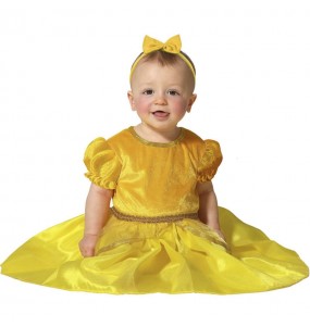 Costume Princesse dorée bébé