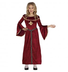 Costume Princesse médiévale Fidelma fille