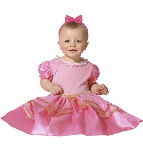 Costume Princesse rose bébé