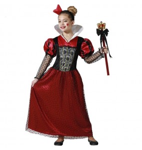 Costume Reine de Coeur élégante fille