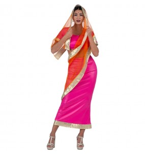 Costume Reine hindoue rose femme