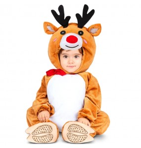 Costume Renne en peluche bébé