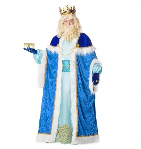 Costume Roi Mage Melchior bleu homme