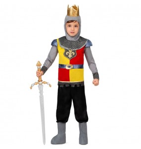 Costume Roi médiéval de luxe garçon