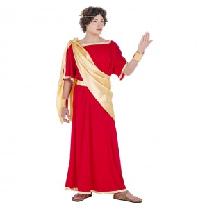 Costume Romain rouge et doré homme