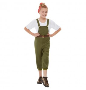 Costume Rosie the Riveter fille