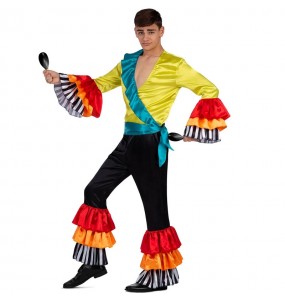 Déguisement Danseur Rumba Multicolore homme