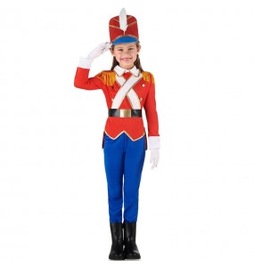 Costume Soldat de plomb rouge fille