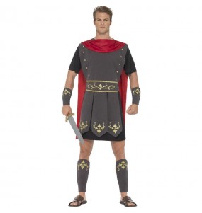 Costume Soldat romain noir homme
