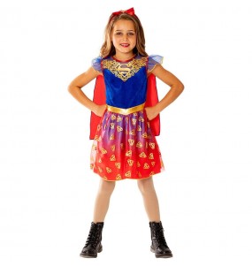Costume Sorcière Rouge Deluxe fille