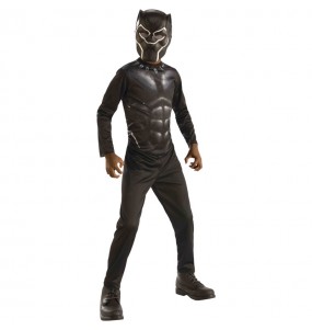 Costume Super-héros Black Panther classique garçon
