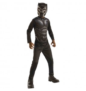 Disfraz de Superhéroe Black Panther classic para niño