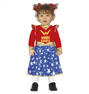 Costume Super héroïne Wonder Woman bébé