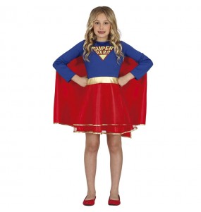 Costume Superwoman avec cape fille