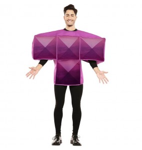 Déguisement Tetris Violet homme