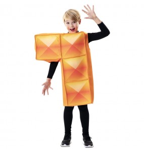 Déguisement Tetris Orange enfant