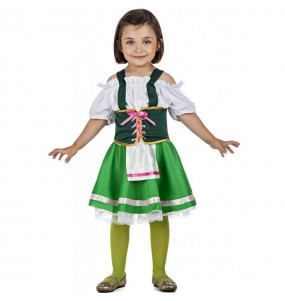 Costume Tyrolienne verte fille