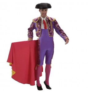 Disfraz de Torero morado para hombre