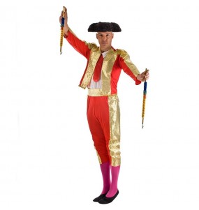 Costume pour homme Torero rouge et or