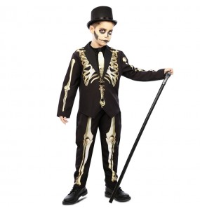 Costume Opposuit de squelette garçon