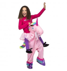 Déguisement Porte Moi Licorne Rose enfant