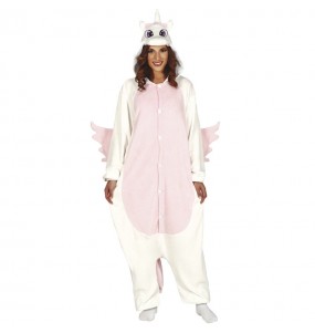 Déguisement Licorne Rose kigurumi femme