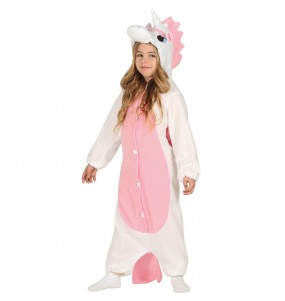 Déguisement Licorne rose kigurumi enfant