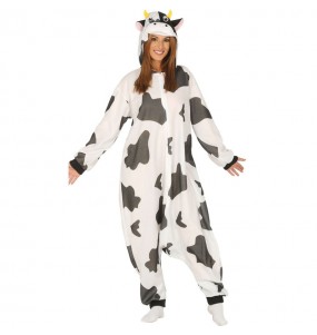 Disfraz de Vaca Kigurumi para adulto