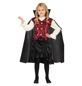 Costume Vampire classique avec cape fille