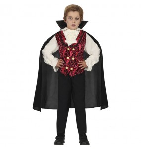 Costume Vampire classique avec cape garçon
